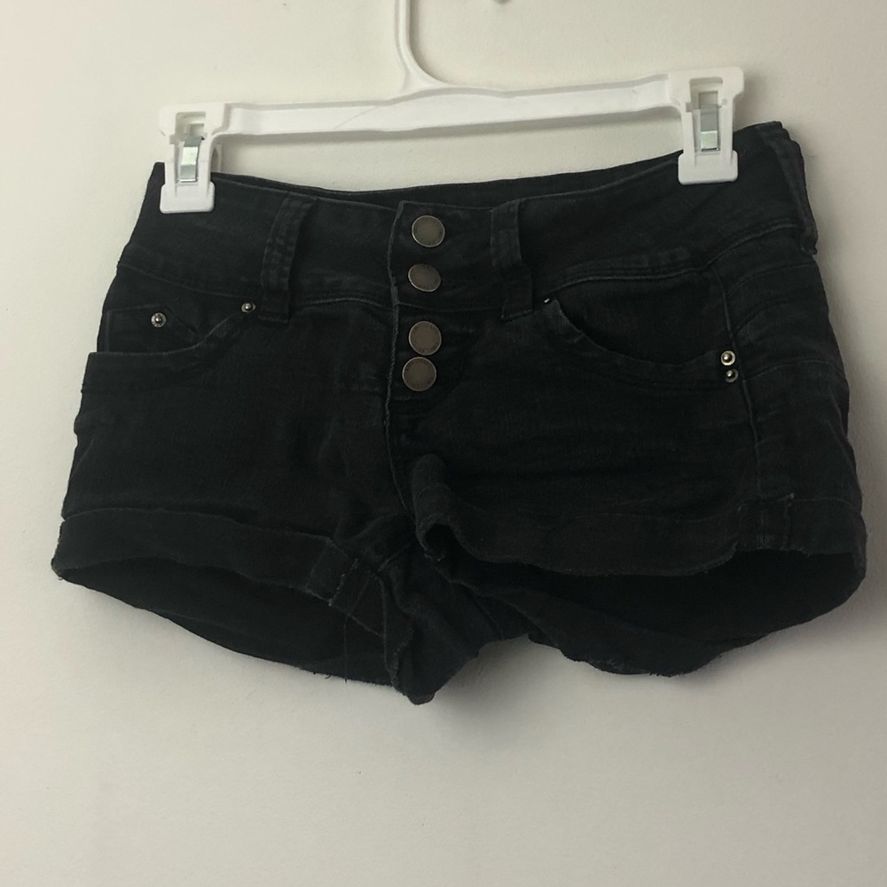 “Wanna Betta Butt?” High Waisted Black Shorts